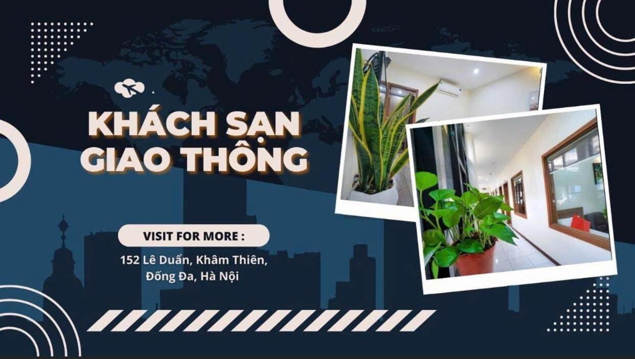 Hotel Khach San Giao Thong Hanoi Zewnętrze zdjęcie